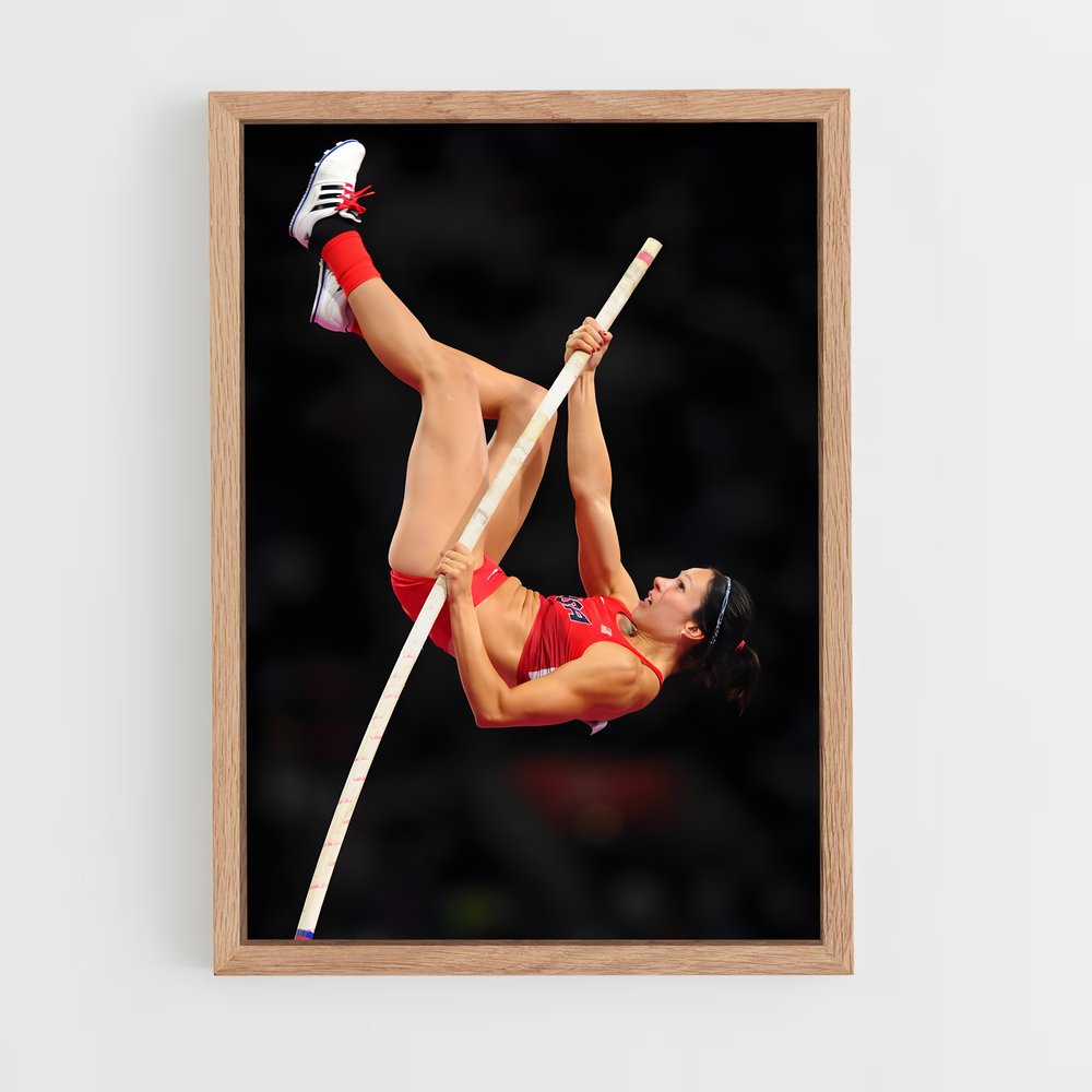 Poster Élégance au Saut – affiche Athlétisme (vue 4)